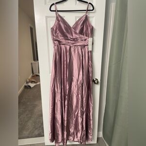 Formal dress long purple